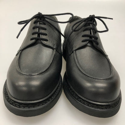 パラブーツ  ジョセフ別注 シャンボード Uチップ グレインレザーリスレザーコンビ ブラック サイズUK7 PARABOOT JOSEPH ビジネスシューズ 約25.5cm【LA】【中古】