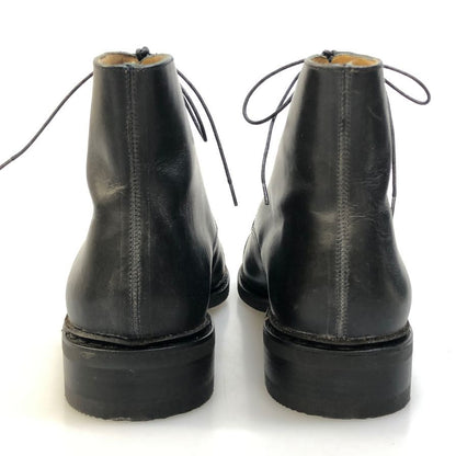 パラブーツ レザーブーツ ストレートチップ ブラック メンズ サイズ8 PARABOOT ブーツ 約26.5cm【LA】【中古】