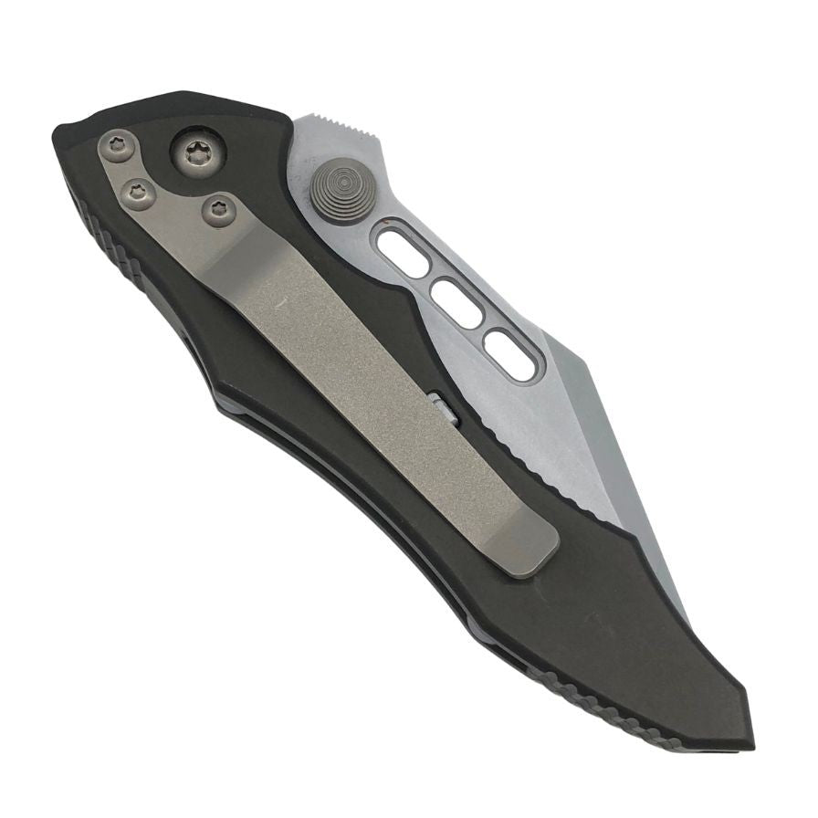マイクロテック フォールディングナイフ ベクター M 1998 0827 ブラック シルバー MICROTECH【AFI13】【中古】