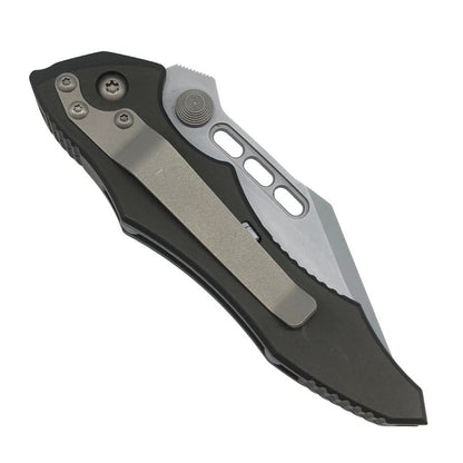 マイクロテック フォールディングナイフ ベクター M 1998 0827 ブラック シルバー MICROTECH【AFI13】【中古】