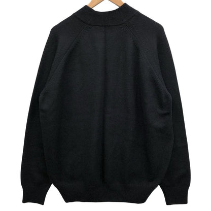 極美品◆ジバンシー ニット セーター ミドルネック メンズ カシミア100%  サイズL ブラック BW90304Z2U GIVENCHY 【AFB24】