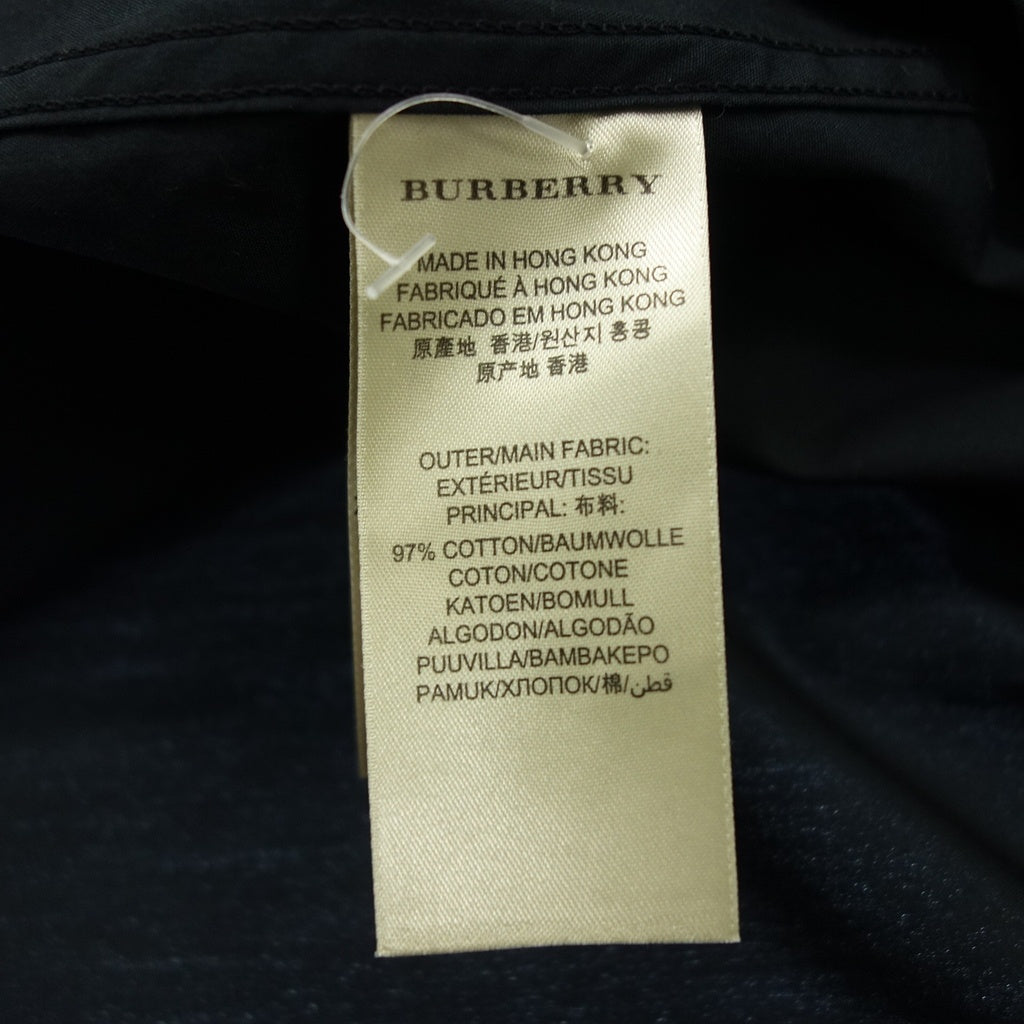 Good condition ◆ Burberry BRIT shirt long sleeve XXL black BURBERRY BRIT [AFB14] 