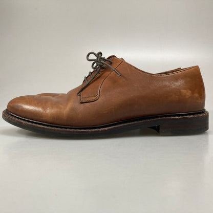 ジャランスリワヤ プレーントゥ 98651 EDWARD カーフ ブラウン サイズUK9.5 Jalam Sriwijaya ビジネスシューズ 約28.0cm【LA】【中古】