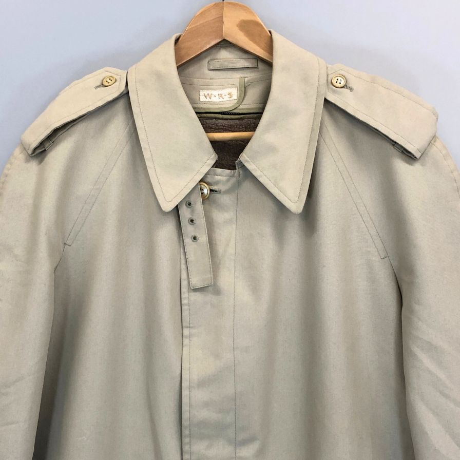 美品◆ロンドンフォグ 70S バルカラーコート ベージュ メンズ サイズ38 LONDON FOG 【AFA8】