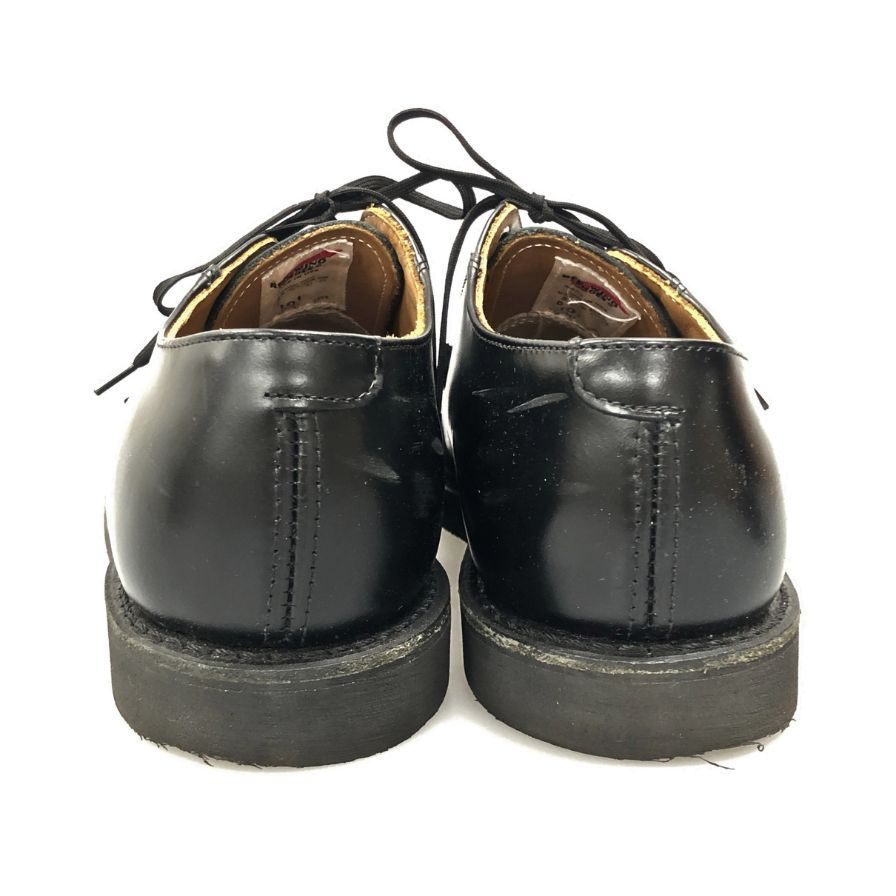 レッドウィング レザーシューズ プレーントゥ ポストマン オックスフォード 101 レザー サイズUS8D メンズ ブラック RED WING 約26.0cm【AFD7】