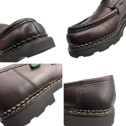 パラブーツ コインローファー ランス メンズ サイズ7.5 ブラウン Paraboot REIMS ローファー 約26.0cm【LA】【中古】