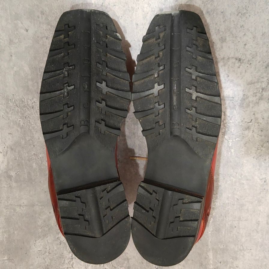 ベルルッティ レザーシューズ ウルテマ ホールカット レッド系 サイズUK6.5 BERLUTI ビジネスシューズ 約25.5cm【LA】【中古】
