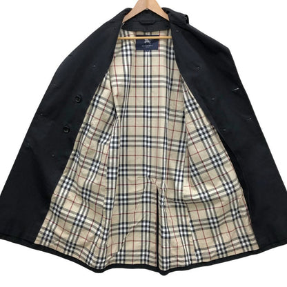 中古◆バーバリーロンドン トレンチコート 裏地チェック ブラック サイズ36 レディース BURBERRY LONDON 【AFB21】