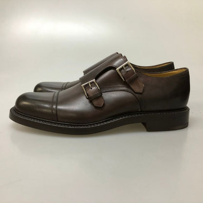 マックバレンス ボナフェ ダブルモンク ストラップ  ダークブラウン サイズ7 メンズ MACBAREN‘S 約25.5cm【AFD14】