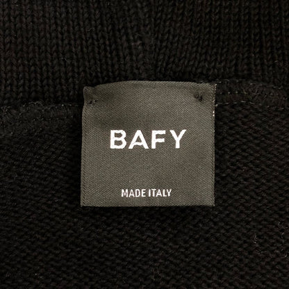 美品◆バフィー プルオーバー コットン パーカー  メンズ サイズ 46 ブラック  BAFY 【AFB11】