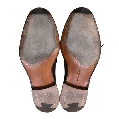 ロイドフットウェア レザーシューズ プレーントゥ  クロケット&ジョーンズ製  ブラウン メンズ サイズ6E Lloyd Footwear 約24.0cm【AFC8】