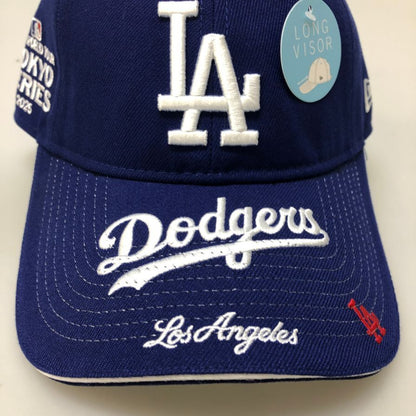 ニューエラ×MLB GR8別注 キャップ MLB World Tour Tokyo Series 2025 LA ドジャース ネイビー サイズSｰM NEW ERA【AFI17】【中古】