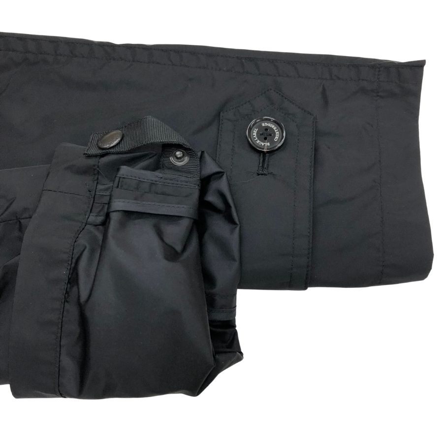 美品◆ブラックレーベル クレストブリッジ リモンタ ナイロンジャケット ブラック メンズ Lサイズ BLACK LABEL  CRESTBRIDGE LIMONTA 【AFA7】
