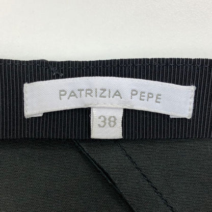 パトリツィア ペペ スカート ラムレザー ブラック レディース サイズ38 PATRIZIA PEPE【AFB34】