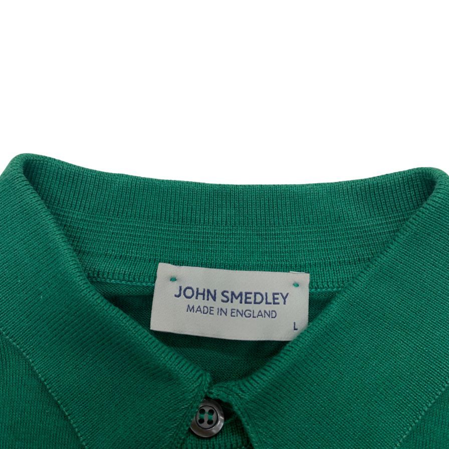JOHN SMEDLEY /半袖ニット/sizeＳ/スコッチグリーン 中古◇ジョンスメドレー 半袖ニットポロ スキッパー グリーン