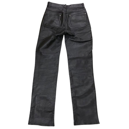 ショット レザーパンツ 600 サイズ W28 ブラック SCHOTT 【AFB47】
