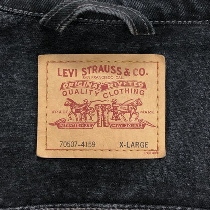 極美品◆リーバイス デニムジャケット ブラック 70507-4159 サイズXL  LEVIs 【AFB30】