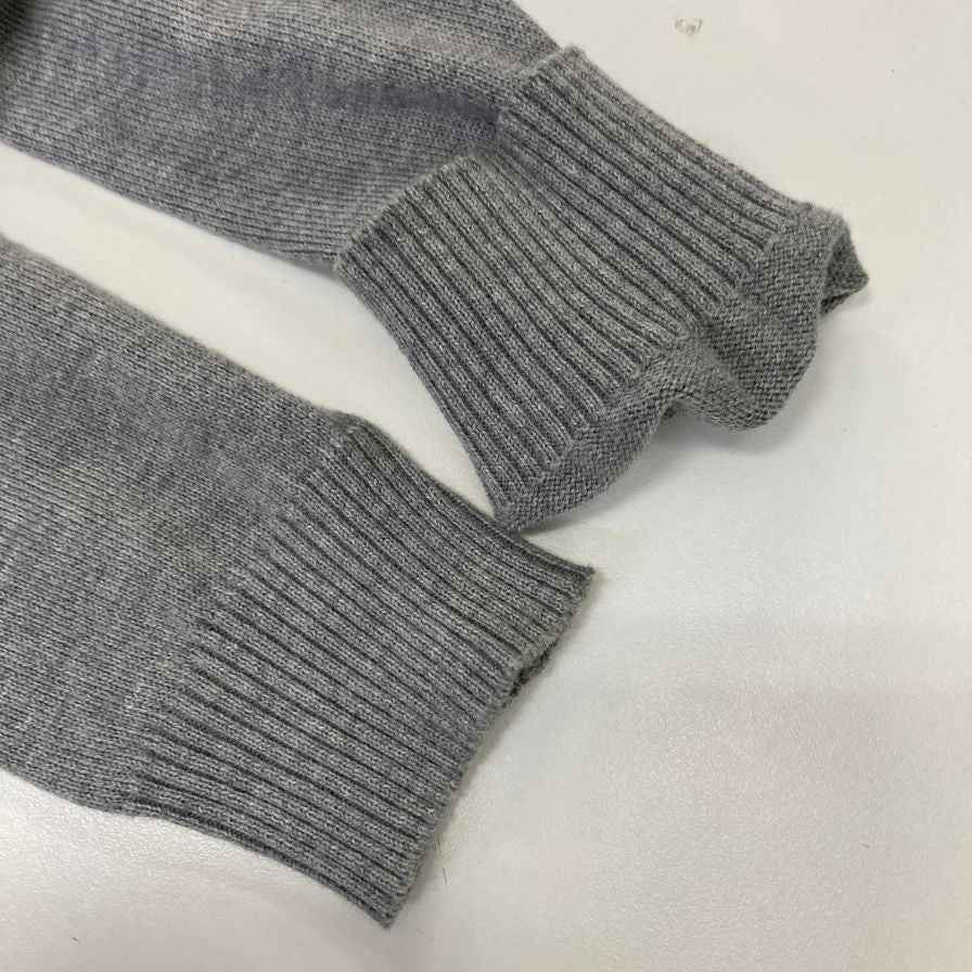 中古◆ジョンスメドレー ダブルジップ コットン パーカー イングランド製 メンズ  サイズS グレー JOHN SMEDLEY 【AFB46】