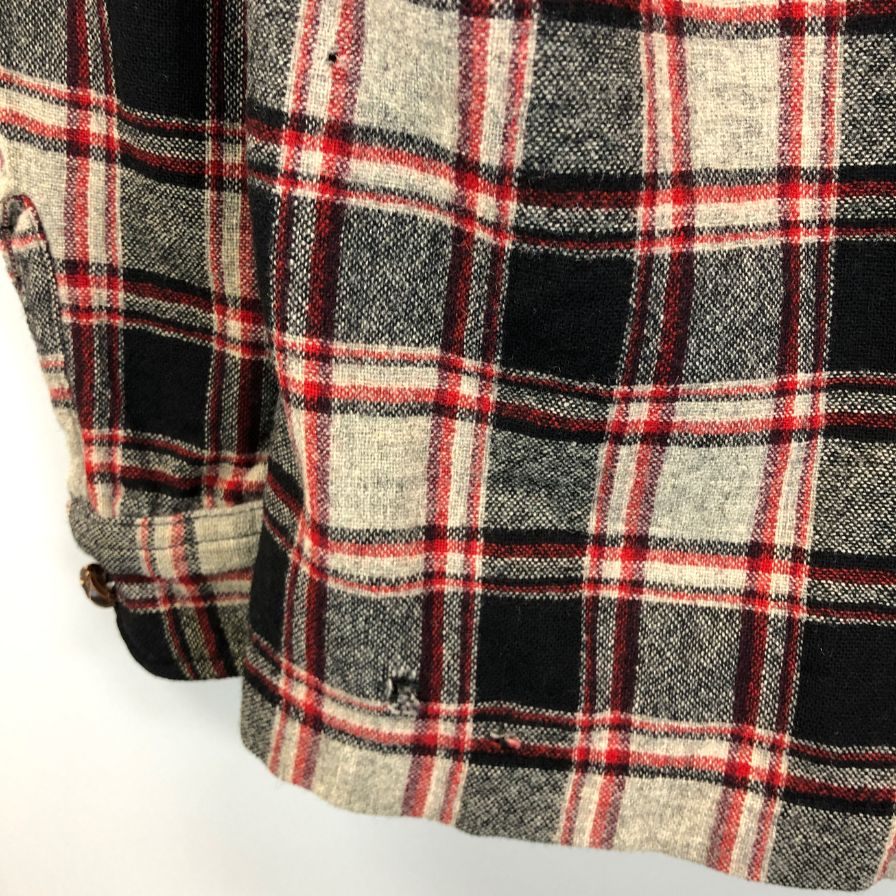中古◆ペンドルトン 70S 3Bジャケット シングル ウール グレー系 メンズ サイズXL PENDLETON 【AFA1】