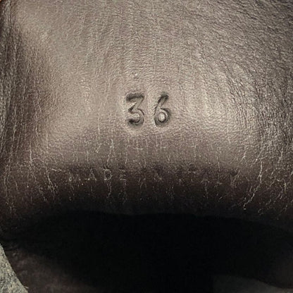 ボッテガヴェネタ ブーツ LUG ANKLE ブラック サイズ36 レディース BOTTEGA VENETA 約22.5cm【AFD9-2】