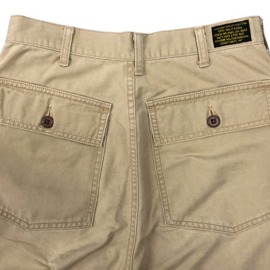 ショット ベイカーパンツ 90年代 ベージュ メンズ サイズ small Regular Schott