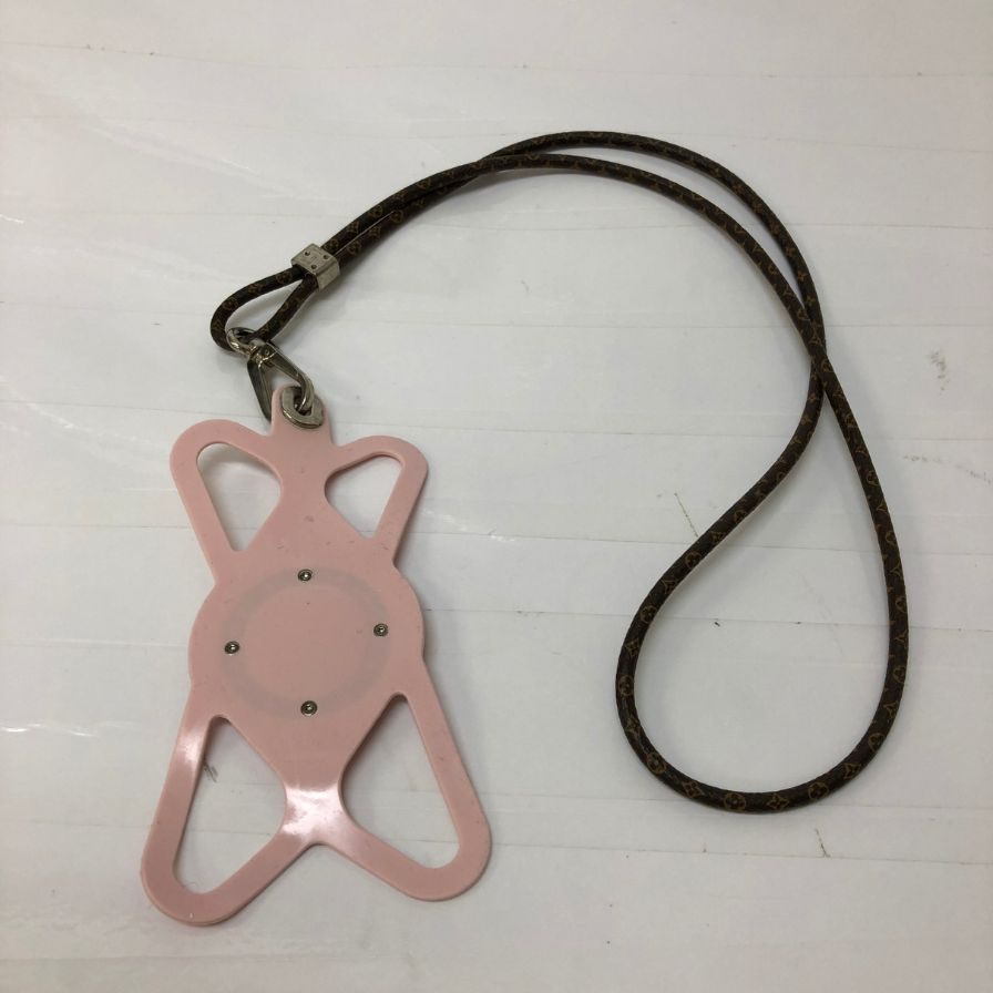 ルイヴィトン フォンホルダー ルイーズ M68961 US0179 ピンク LOUIS VUITTON【AFI12】【中古】