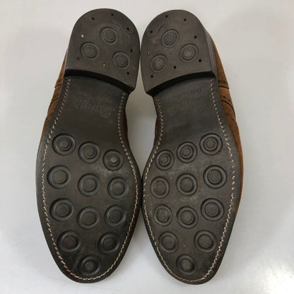 クロケット&ジョーンズ  レザーシューズ TYNE 5913 スエード ウイングチップ メンズ サイズ6 ブラウン CROCKETT&JONES 約25.0cm【YB4】