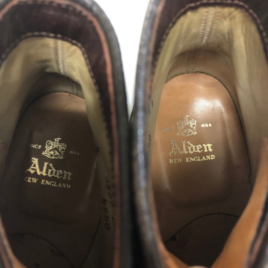オールデン タンカーブーツ 4540 コードバン ダークバーガンディ US7D メンズ ALDEN ブーツ 約25.0cm【LA】【中古】