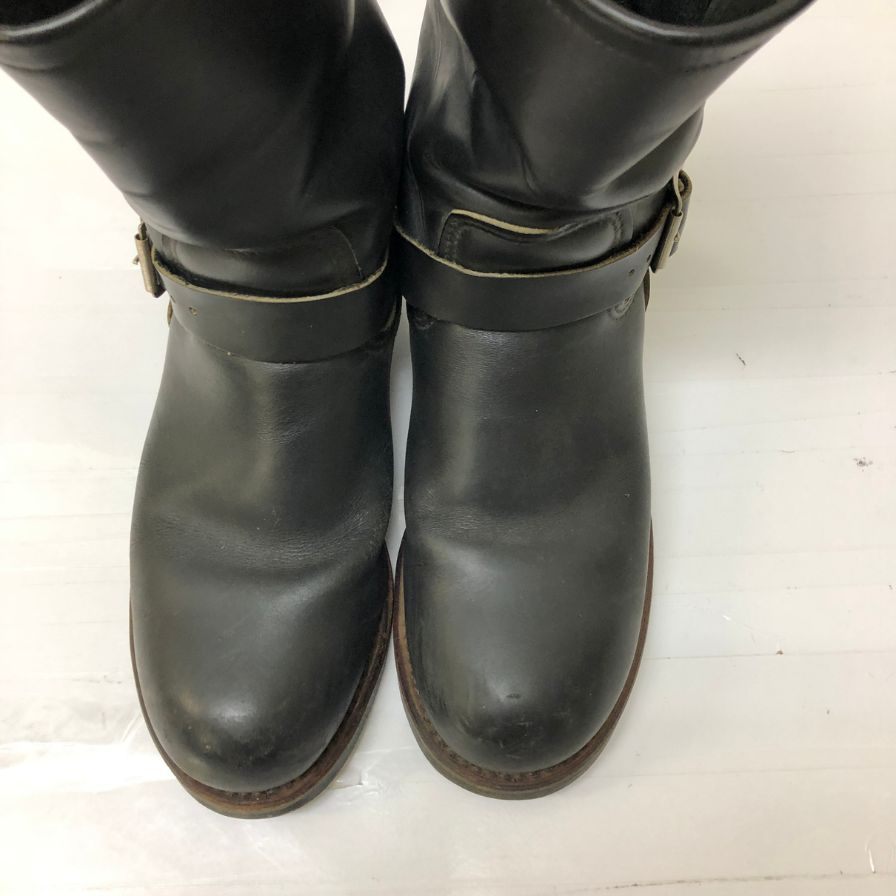 レッドウィング エンジニアブーツ 55360 メンズ サイズ 8ハーフ ブラック RED WING 約26.5cm【YB6】