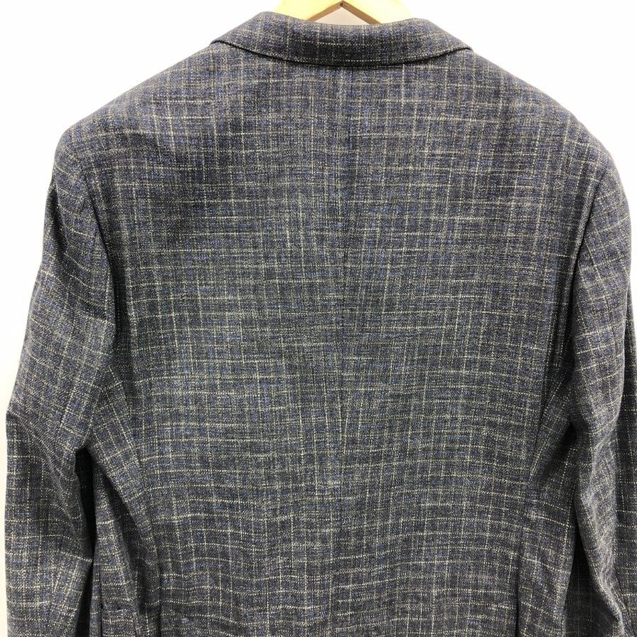 極美品◆エンポリオアルマーニ テーラードジャケット G LINE 2B チェック サイドベンツ メンズ サイズ50 EMPORIO ARMANI 【AFB6】