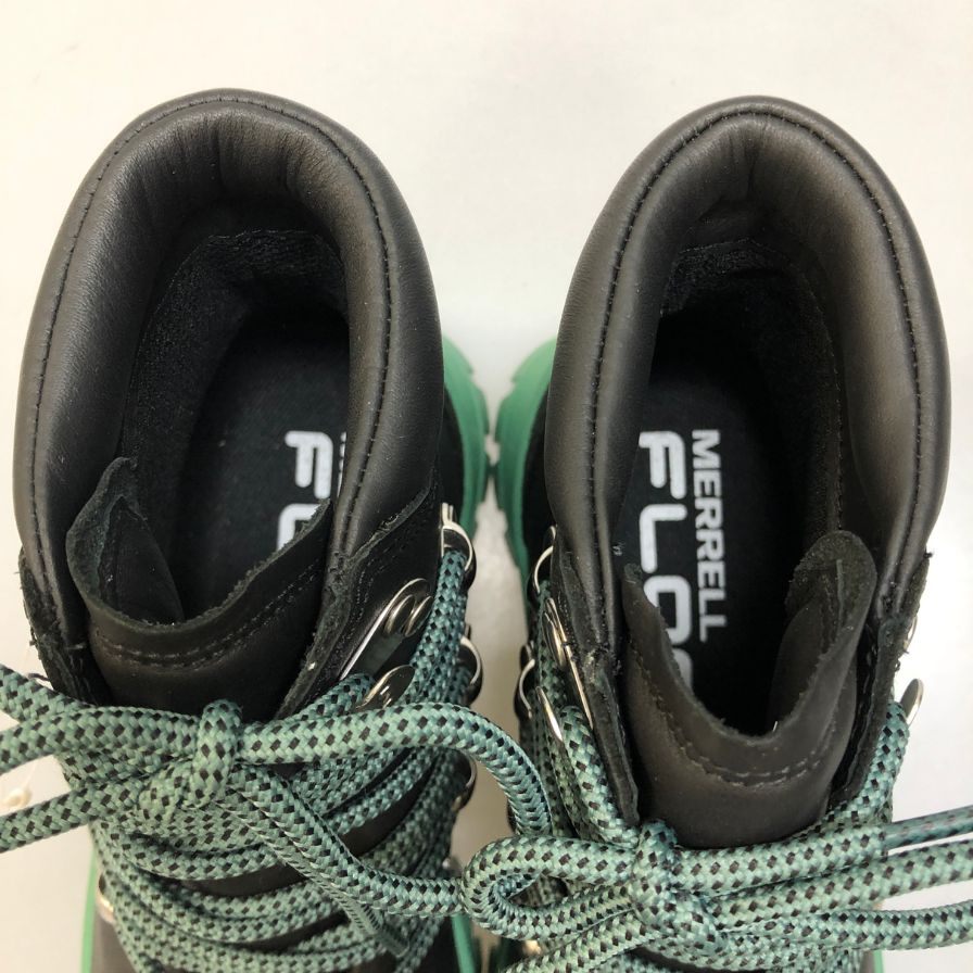 メレル ブーツ トレッキングブーツ Bristol MID レディース サイズ23 ブラック グリーン系 MERRELL 約23.0cm【AFD13】