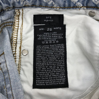 アレキサンダー ワン デニム ショートパンツ ゴロ レディース サイズ25 インディゴ alexanderwang 【AFB22】