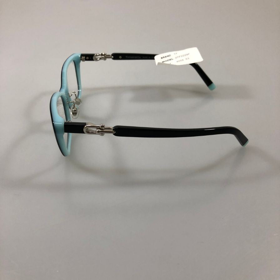 ティファニー メガネ フレーム ウェリントン ハードウェア ブルー×ブラック TF 2229-F 8055 53□15 140 Tiffany＆Co.【AFI2】