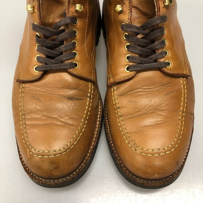 オールデン ナチュラル クロムエクセル インディブーツ D3803H メンズ サイズ7D ブラウン Alden ブーツ 約25.0cm【LA】【中古】