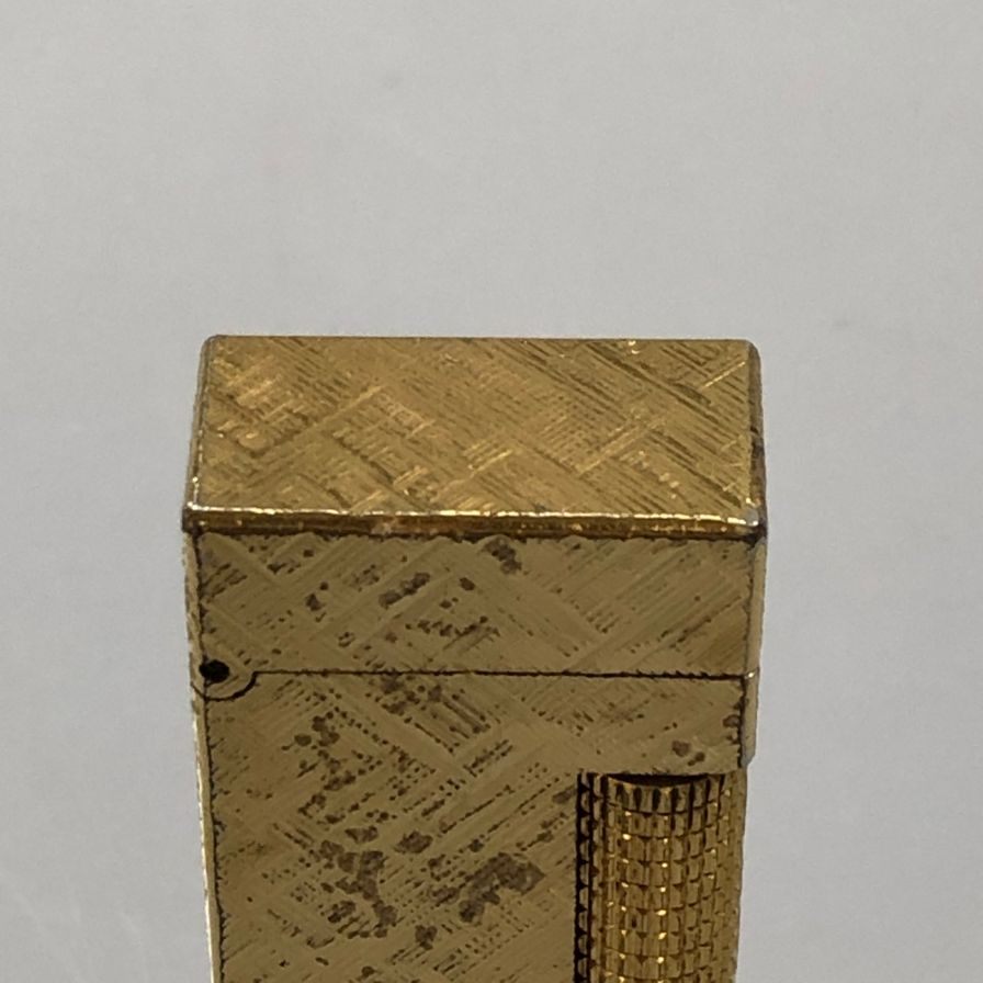 ダンヒル ガスライター ローラー式 ゴールド dunhill【AFI8】【中古】