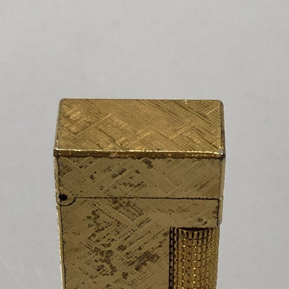 ダンヒル ガスライター ローラー式 ゴールド dunhill【AFI8】【中古】