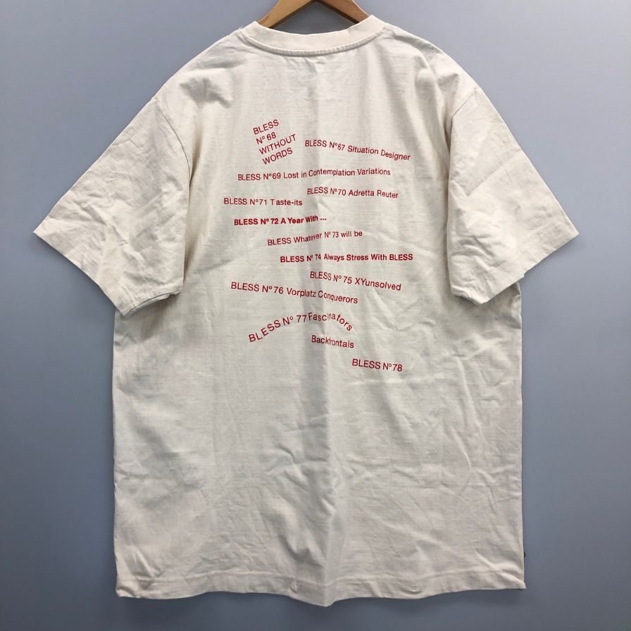 極美品◆ブレス Tシャツ BLESS25SP-7 アイボリー サイズL BLESS 【AFB40】