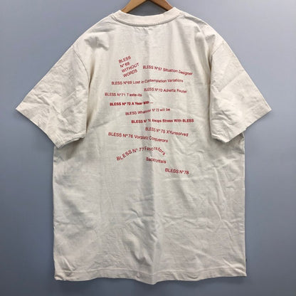 極美品◆ブレス Tシャツ BLESS25SP-7 アイボリー サイズL BLESS 【AFB40】