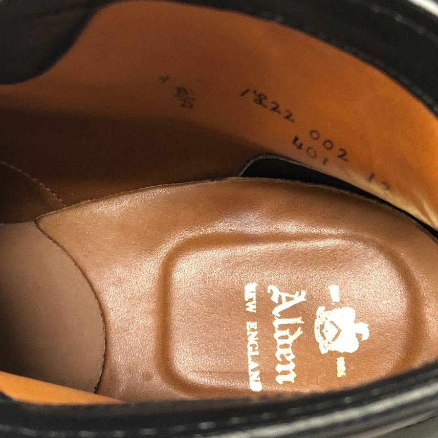オールデン 401 インディーブーツ カーフ  ブラック メンズ ブラック  サイズUS9D alden ブーツ 約26.5cm【LA】【中古】