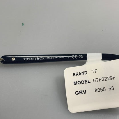 ティファニー メガネ フレーム ウェリントン ハードウェア ブルー×ブラック TF 2229-F 8055 53□15 140 Tiffany＆Co.【AFI5】