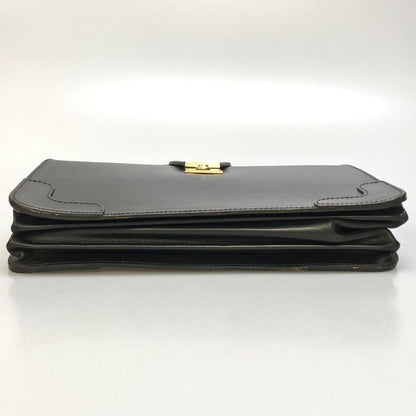 ピール＆コー ブルックスブラザーズ ビジネスバッグ ダレス ブリーフケース レザー ブラック ゴールド金具 Peal & Co. for Brooks Brothers【AFE8】