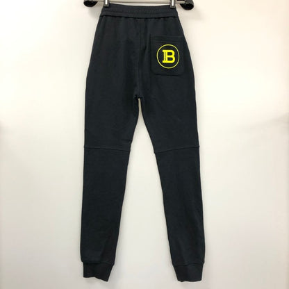 バルマン スウェットパンツ ジョガー イージーパンツ プリントデザイン サイズXS ブラック レディース BALMAIN 【AFB5】