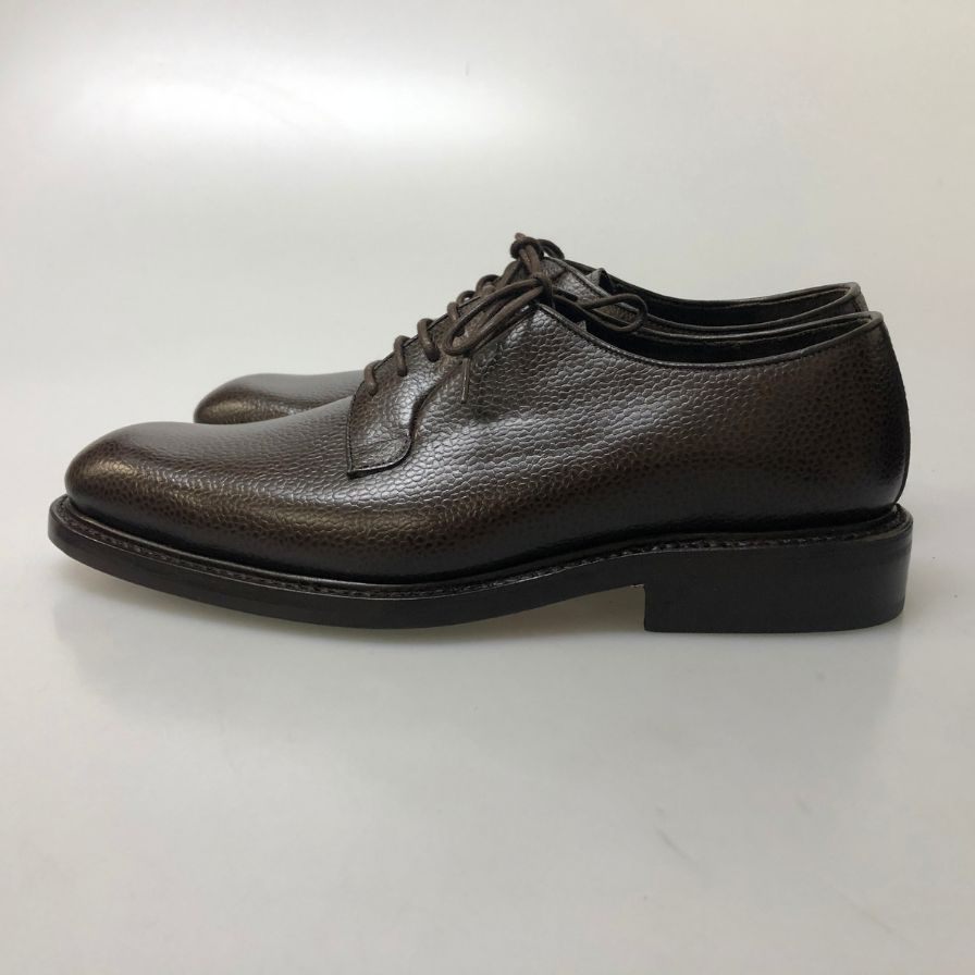 マドラス プレーントゥ レザーシューズ 30121 ブラウン 40 メンズ MADRAS 約25.5cm【AFD5】