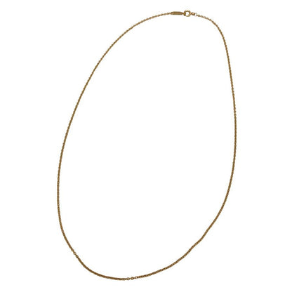 ティファニー イエローゴールド チェーン 45㎝ メンズ レディース ユニセックス TIFFANY & Co.【AFI14】