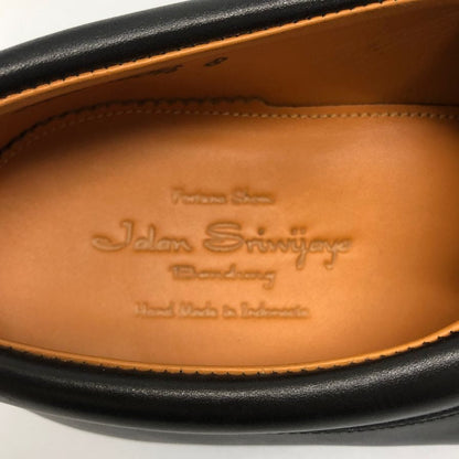 ジャランスリウァヤ レザースニーカー EXTRA LIGHT 990088 カーフ ブラック サイズ8 メンズ Jalan Sriwijaya Intelligence Shoes 約26.5cm【AFD15-2】