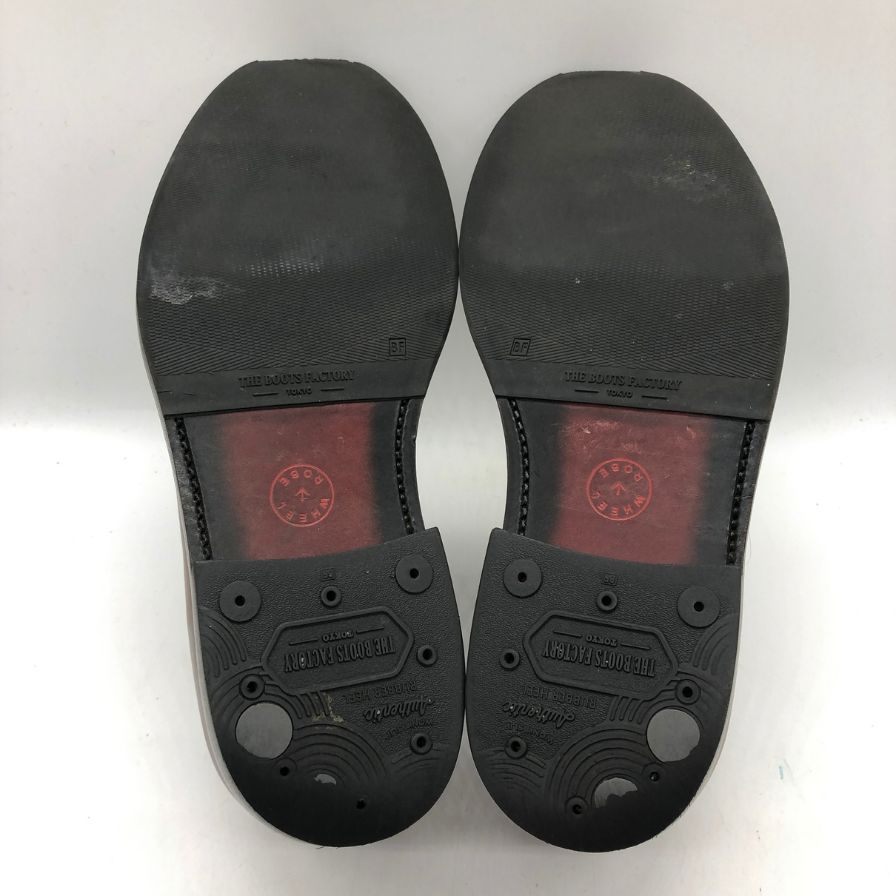 ウィールローブ プレーントゥ ホーウィン クロムエクセルレザー メンズ サイズ6E ブラウン 15066 314ラスト WHEEL ROBE BLUCHER 約24.0cm【AFD12】