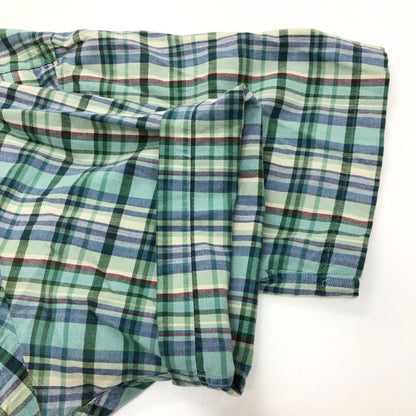 美品◆ラルフローレン ヴィンテージ開襟シャツ CALDWELL チェック メンズ サイズXL POLO RALPH LAUREN 【AFB42】