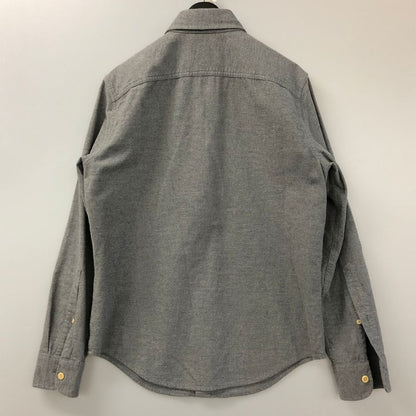 極美品◆アバクロンビー&フィッチ 長袖シャツ コットン グレー メンズ サイズS Abercrombie&Fitch 【AFB5】