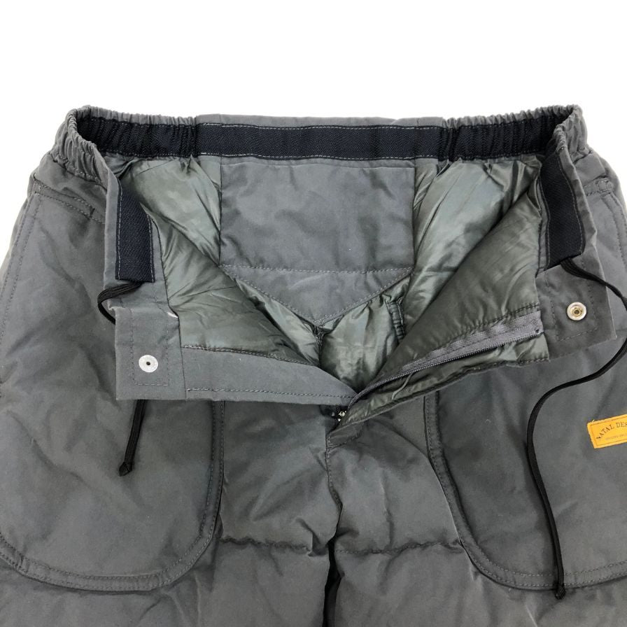 ネイタルデザイン x ナンガ ダウンパンツ グレー メンズS NATAL DESIGN NANGA 【AFB25】