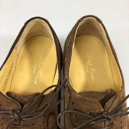 ロイドフットウェア レザーシューズ 2826ER04 ウイングチップ スエード メンズ 左右サイズ違い ブラウン系 Lloyd Footwear 約不明cm【AFD15】